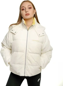 Куртка женская Converse Short Down Jacket Entry Level белая 10021998-281