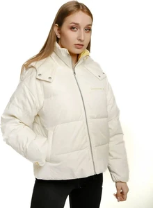 Куртка женская Converse Short Down Jacket Entry Level белая 10021998-281