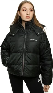 Куртка женская Converse Short Down Jacket Entry Level черная 10021998-001