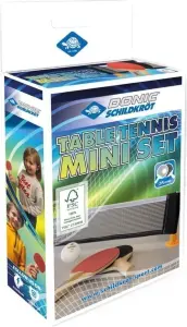 Набір для настільного тенісу Donic MINI SET (2 ракетки, м'яч і сітка) світло-коричнево-біло-чорний 788460