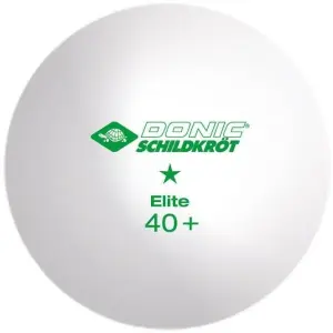 Набір м'ячів для настільного тенісу Donic ELITE 1* 40+ білий (3 штуки) 608310-40+