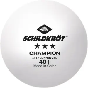 Набір м'ячів для настільного тенісу Donic CHAMPION ITTF 3* 40+ білий (3 штуки) 608540