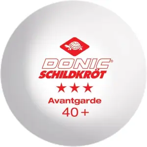 Набір м'ячів для настільного тенісу Donic EXCLUSIVE (ADVANTGARDE) 3* 40+ білий (3 штуки) 608334-40+