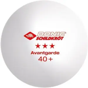 Набір м'ячів для настільного тенісу Donic EXCLUSIVE (ADVANTGARDE) 3* 40+ білий (6 штук) 608530