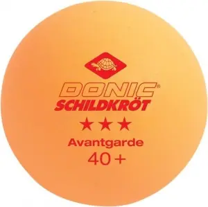 Набір м'ячів для настільного тенісу Donic EXCLUSIVE (ADVANTGARDE) 3* 40+ помаранчевий (6 штук) 658038
