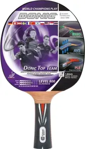 Ракетка для настільного тенісу Donic TOP TEAMS 800 чорно-червона 754198