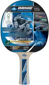 Набір для настільного тенісу Donic LEGENDS 700 FSC (ракетка, чохол і 3 м'ячі) світло-коричнево-синьо-білий 788489