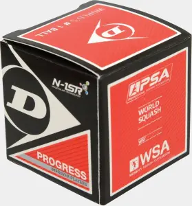 М'яч для сквошу Dunlop PROGRESS чорно-червоний PROGRESS