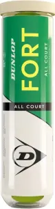Набір м'ячів для тенісу Dunlop FORT ALL COURT TS 4B жовтий (4 штуки) 601607
