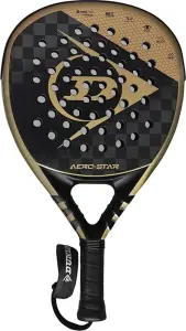 Ракетка для падл-тенісу Dunlop AERO-STAR 2023 чорно-золота 10335746