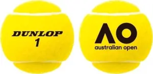 Набір м'ячів для тенісу Dunlop AUSTRALIAN OPEN 4B жовтий (4 штуки) DAO