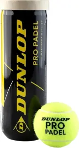 Набір м'ячів для падл-тенісу Dunlop PRO PADEL 3PET жовтий (3 штуки) 601673