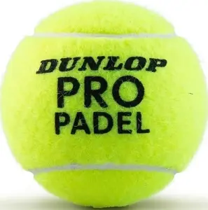 Набір м'ячів для падл-тенісу Dunlop PRO PADEL 3PET жовтий (3 штуки) 601673