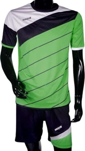 Футбольная форма Europaw 008 зелено-темно-синяя