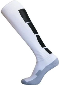 Гетры футбольные с трикотажным носком Europaw CTM-003 бело-черные europaw193