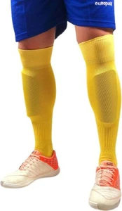 Гетри футбольні з трикотажним носком Europaw жовті europaw204
