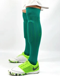 Гетры футбольные Europaw EP-001 зеленые с трикотажным носком europaw485