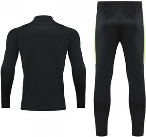 Спортивный костюм Europaw Limber Up 2101 Short zipper чёрно-салатовый europaw515