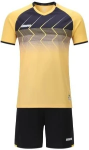 Комплект футбольной формы детский Europaw 029 SLAVA желто-черный europaw687