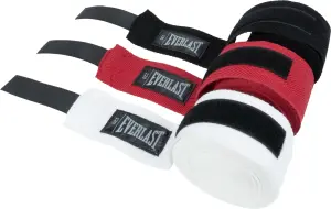 Бинти боксерські Everlast CORE HANDWRAPS 3 PACK білі, чорні, червоні (3 пари, 304,8 см) P00003251