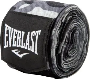 Бинти боксерські Everlast SPARK PRINTED HAND WRAPS 120 X2 чорно-сірий камуфляж (304,8 см) P00002913