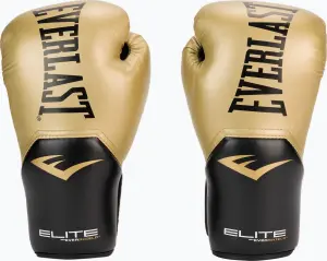 Рукавички боксерські Everlast ELITE TRAINING GLOVES золотисто-чорні (10 унцій) 870290-70-15