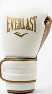 Рукавички боксерські Everlast POWERLOCK 2R TRAINING GLOVES біло-золоті (12 унцій) P00003049