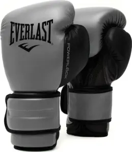 Рукавички боксерські Everlast POWERLOCK 2R TRAINING GLOVES сірі (10 унцій) P00002304