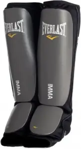 Захист гомілки та стоп для ММА Everlast MMA SPARRING SHIN GUARDS чорно-сірий L/XL 854930-70-8