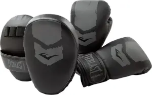Набор для бокса (перчатки боксерские и лапы) детский Everlast PROSPECT 2 MITT KIT черно-серый P00003054
