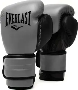 Рукавички боксерські Everlast POWERLOCK 2R TRAINING GLOVES сірі (16 унцій) P00002307
