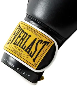 Рукавички боксерські Everlast 1910 CLASSIC TRAINING GLOVE чорні (12 унцій) P00001709