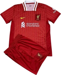 Футбольна форма дитяча Ліверпуль (Liverpool) 2024-2025 домашня червона F0022
