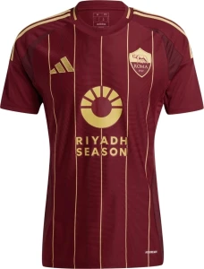 Футболка Рома (Roma) 2024-2025 домашня бордово-золота F0063
