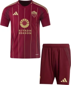 Футбольна форма Рома (Roma) 2024-2025 домашня бордово-золота F0093