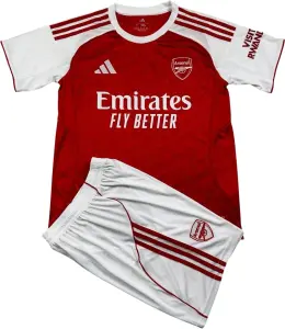 Футбольна форма Арсенал (Arsenal) 2025-2026 домашня червоно-біла F0239