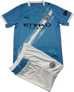 Футбольна форма Манчестер Сіті (Manchester City) 2025-2026 домашня блакитно-біла F0247