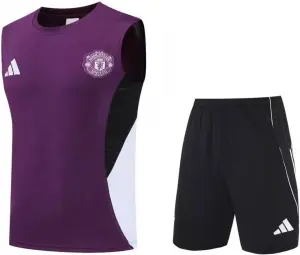 Футбольна форма Манчестер Юнайтед (Manchester United) 2024-2025 тренувальна фіолетово-чорна F0221