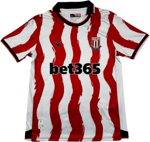 Футболка Сток Сіті (Stoke City) 2025-2026 домашня біло-червона F0279