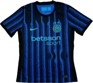 Футболка Інтер (Inter Milan) 2025-2026 домашня чорно-синя F0310
