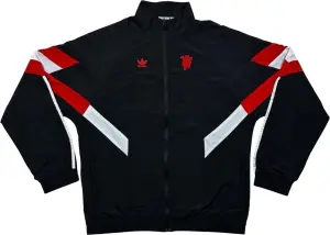 Вітровка Манчестер Юнайтед (Manchester United) 2024-2025 чорно-біло-червона F0488