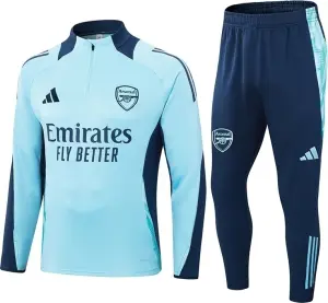 Спортивний костюм Арсенал (Arsenal) 2024-2025 блакитно-темно-синій F0457