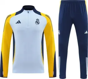 Спортивний костюм Реал Мадрид (Real Madrid) 2025-2026 блакитно-помаранчево-темно-синій F0476