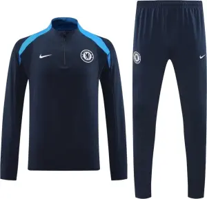 Спортивний костюм Челсі (Chelsea) 2025-2026 темно-синьо-блакитний F0482