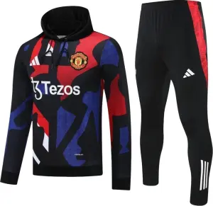 Спортивний костюм Манчестер Юнайтед (Manchester United) 2025 чорно-червоно-синій F0493