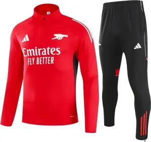 Спортивний костюм дитячий Арсенал (Arsenal) 2025-2026 червоно-чорний F0507