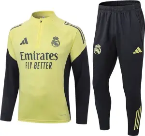 Спортивний костюм дитячий Реал Мадрид (Real Madrid) 2025–2026 жовто-чорний F0526