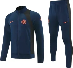 Спортивний костюм Інтер (Inter Milan) 2026-2027 темно-синьо-жовтогарячий F0607
