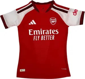 Футболка Арсенал (Arsenal) 2026-2027 домашня червоно-біло-бордова F0641