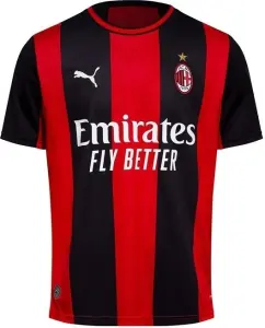 Футболка Мілан (Milan) 2026-2027 домашня червоно-чорна F0647